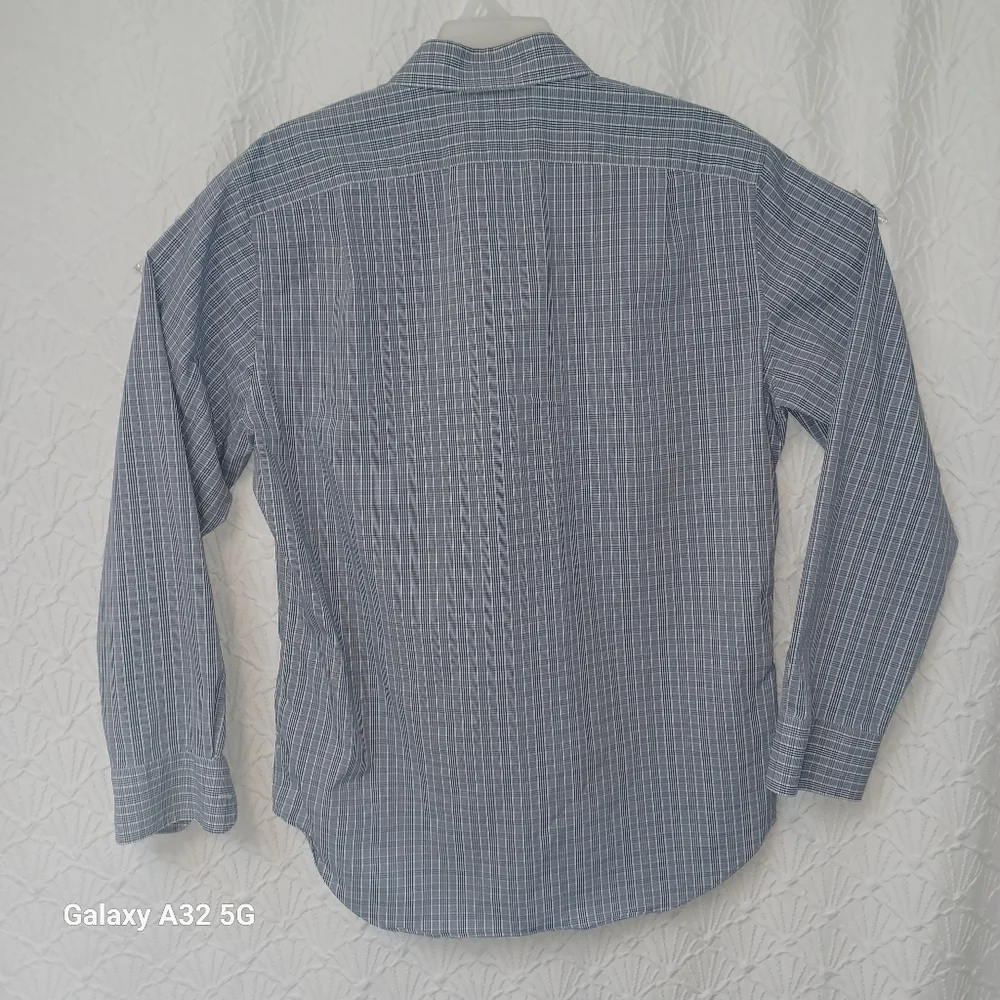 J. Crew Men's Size L  Gray Patterned Button Down Shirt